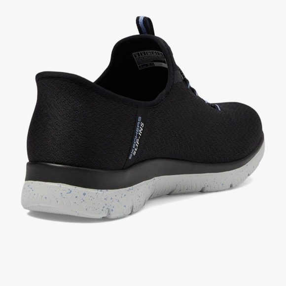 Skechers Waterproof Hands Free Slip-ins Summits-Best Choice Sneaker Black Sz 6.5 - Picture 4 of 12